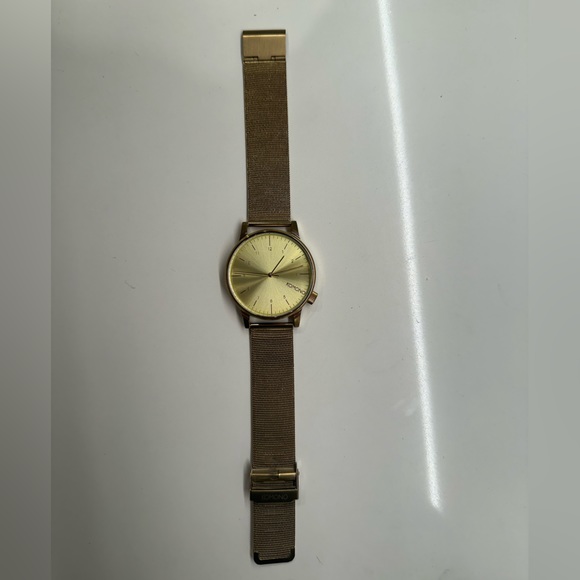 Komono NWOT Winston Royale Zirconium Gold-tone Metal Men's Watch - Picture 4 of 4